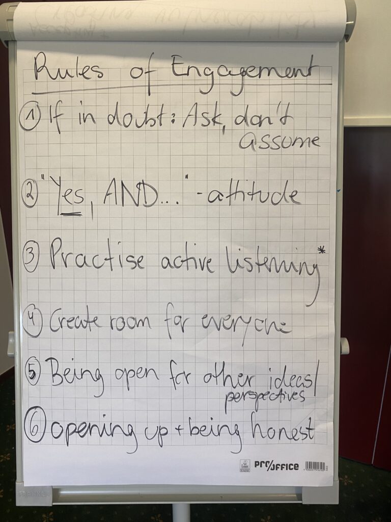 Rules of Engagement Flipchart note